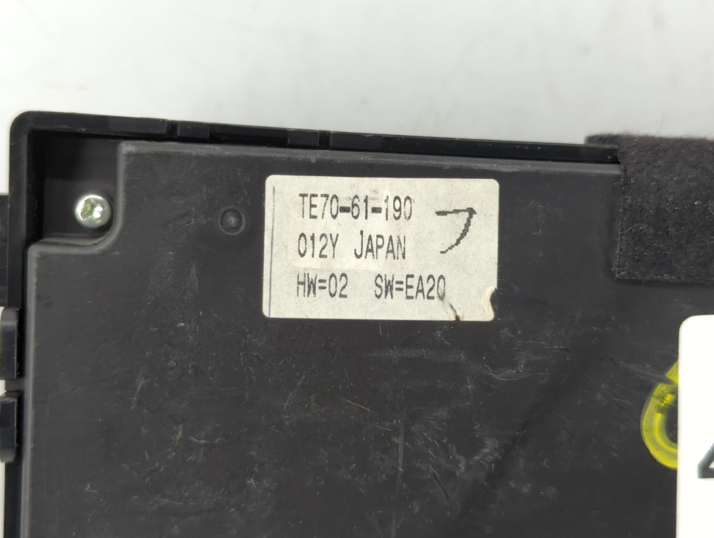 2010-2015 Mazda Cx-9 Climate Control Module Temperature AC/Heater Replacement P/N:TE70-61-190 Fits OEM Used Auto Parts - Oem