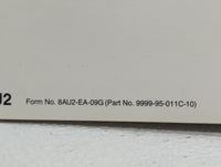 2010 Mazda Cx-9 Owners Manual Book Guide OEM Used Auto Parts - Oemusedautoparts1.com