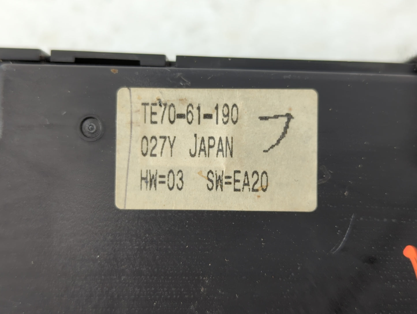 2010-2015 Mazda Cx-9 Climate Control Module Temperature AC/Heater Replacement P/N:TE70-61-190 Fits OEM Used Auto Parts - Oem