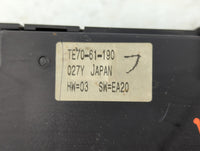 2010-2015 Mazda Cx-9 Climate Control Module Temperature AC/Heater Replacement P/N:TE70-61-190 Fits OEM Used Auto Parts - Oem
