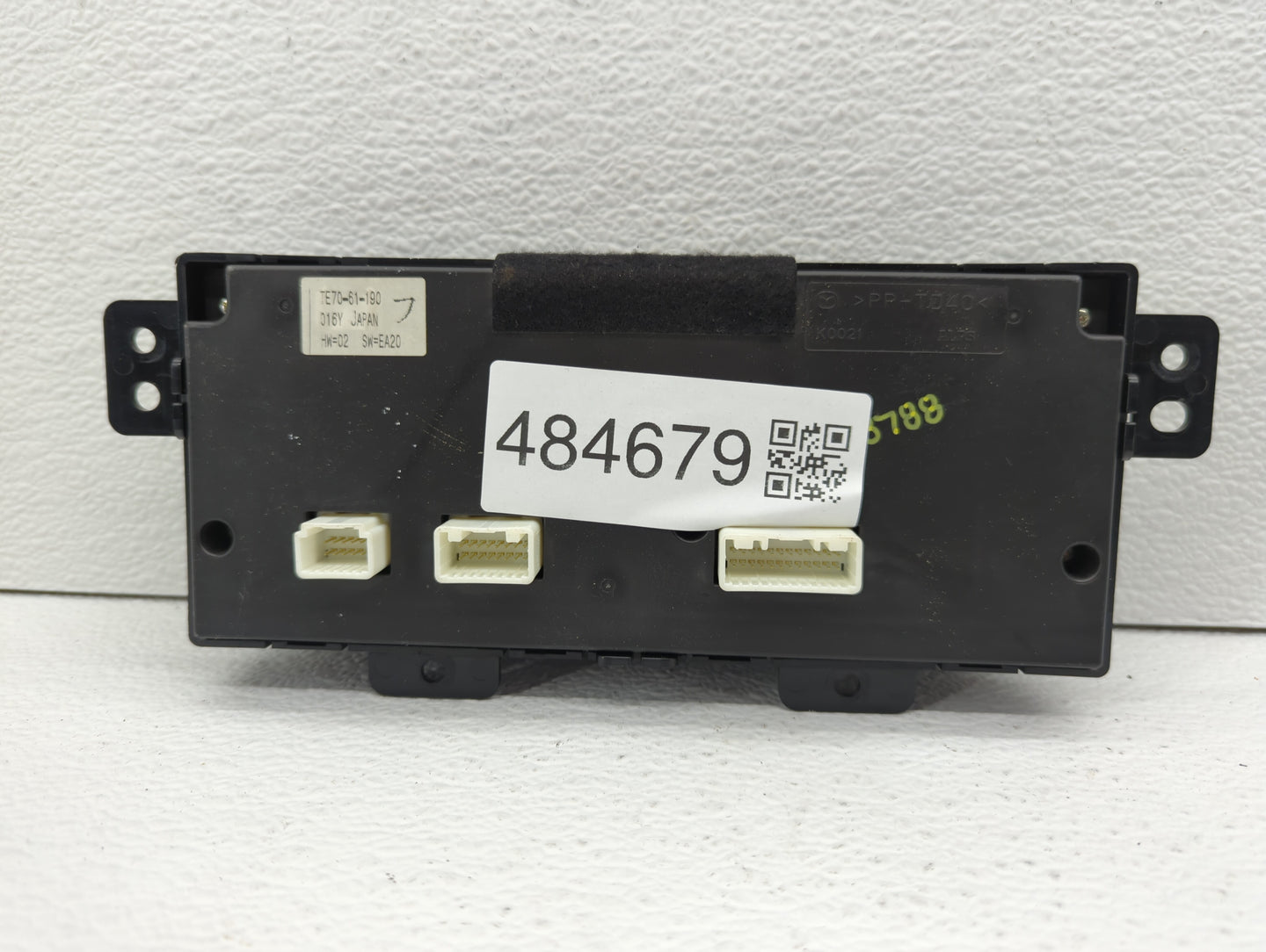 2010-2015 Mazda Cx-9 Climate Control Module Temperature AC/Heater Replacement P/N:TE70-61-190 Fits OEM Used Auto Parts - Oem