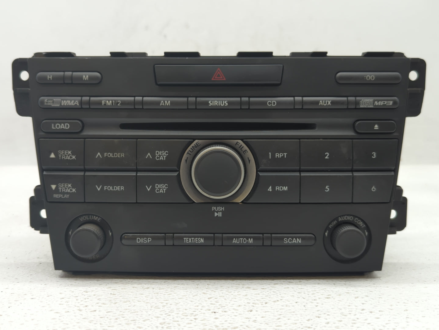 2010 Mazda Cx-9 Radio AM FM Cd Player Receiver Replacement P/N:EH45 66 ARXA Fits OEM Used Auto Parts - Oemusedautoparts1.com