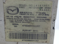 2010 Mazda Cx-9 Radio AM FM Cd Player Receiver Replacement P/N:EH45 66 ARXA Fits OEM Used Auto Parts - Oemusedautoparts1.com