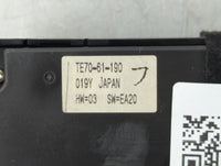 2010-2015 Mazda Cx-9 Climate Control Module Temperature AC/Heater Replacement P/N:TE70-61-190 Fits OEM Used Auto Parts - Oem