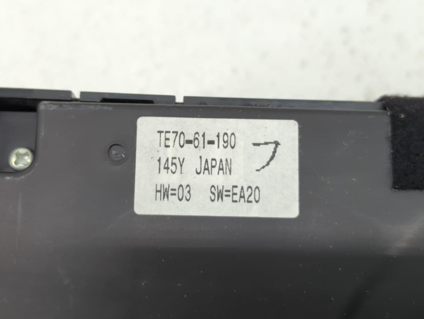 2010-2015 Mazda Cx-9 Climate Control Module Temperature AC/Heater Replacement P/N:TE70-61-190 Fits OEM Used Auto Parts - Oem