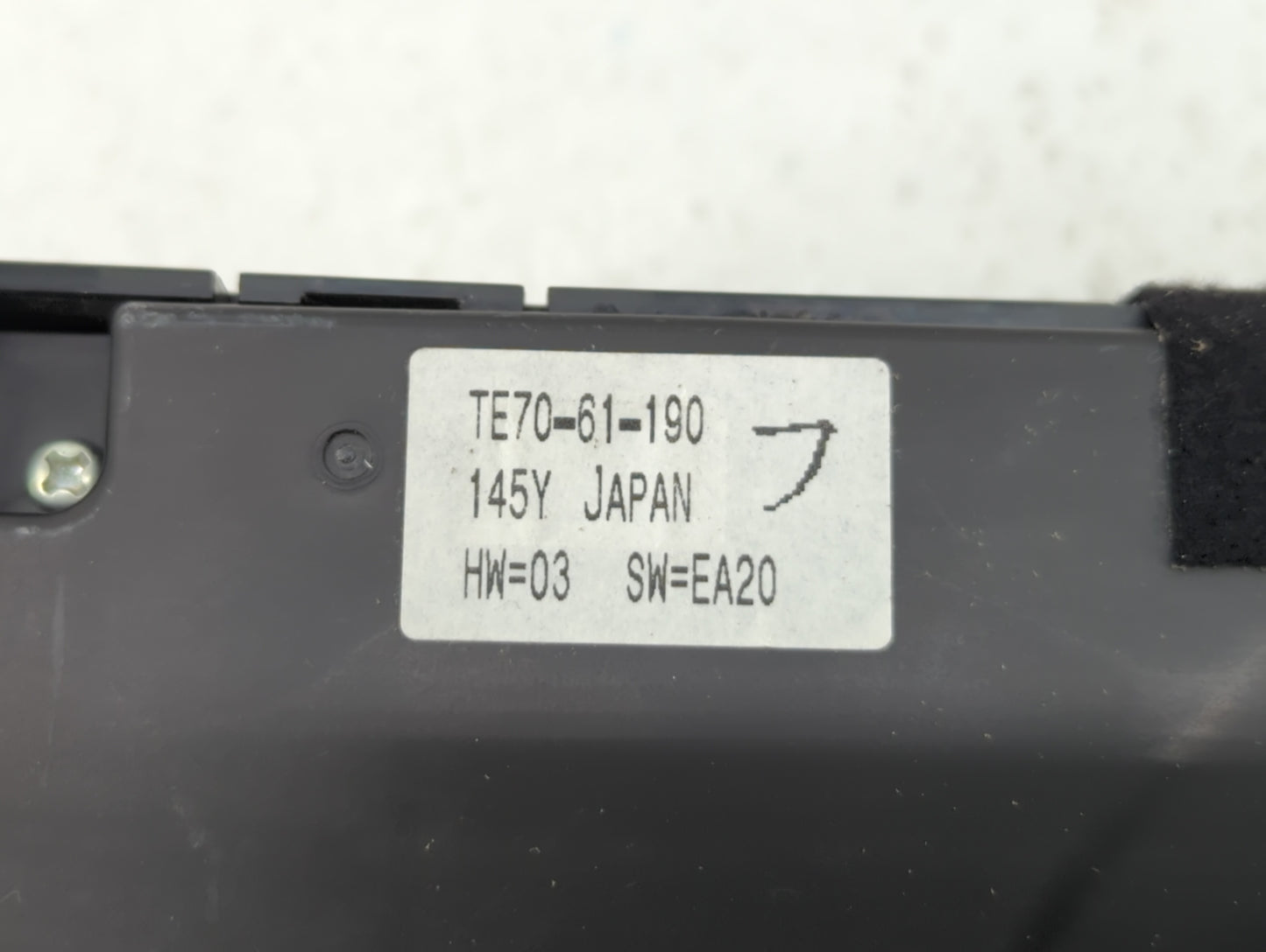 2010-2015 Mazda Cx-9 Climate Control Module Temperature AC/Heater Replacement P/N:TE70-61-190 Fits OEM Used Auto Parts - Oem