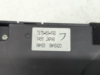 2010-2015 Mazda Cx-9 Climate Control Module Temperature AC/Heater Replacement P/N:TE70-61-190 Fits OEM Used Auto Parts - Oem