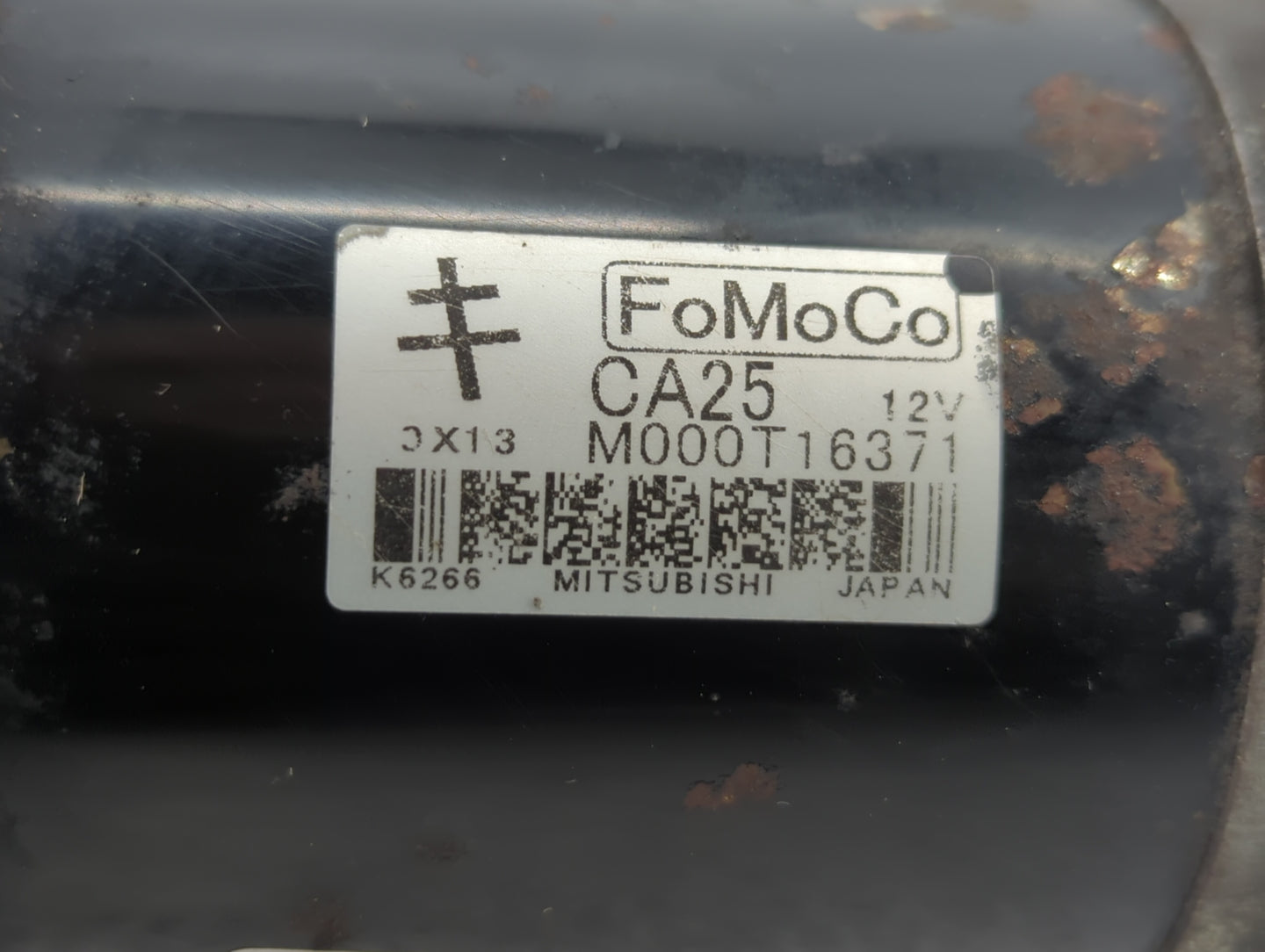 2010-2012 Mazda Cx-9 Car Starter Motor Solenoid OEM P/N:M000T16371 Fits Fits 2010 2011 2012 2013 OEM Used Auto Parts - Oemus