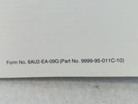 2010 Mazda Cx-9 Owners Manual Book Guide P/N:9999 -95- 011C-10 OEM Used Auto Parts - Oemusedautoparts1.com