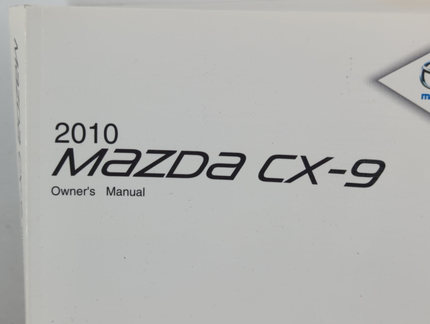 2010 Mazda Cx-9 Owners Manual Book Guide P/N:9999-95-011C-10 OEM Used Auto Parts - Oemusedautoparts1.com
