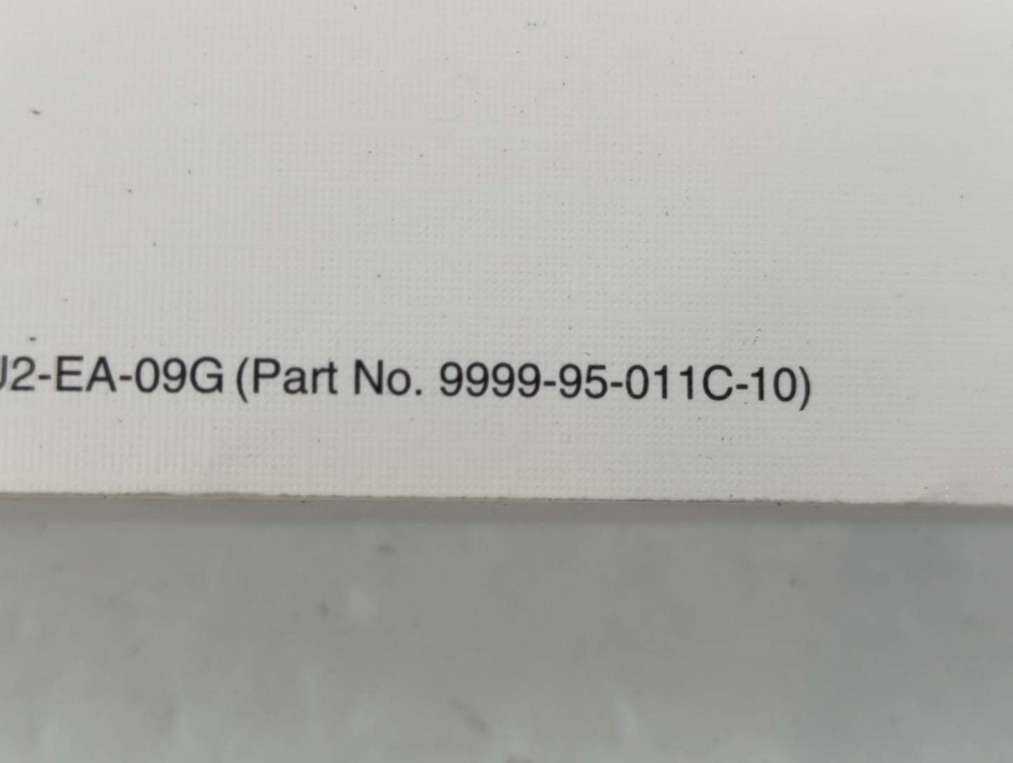 2010 Mazda Cx-9 Owners Manual Book Guide P/N:9999-95-011C-10 OEM Used Auto Parts - Oemusedautoparts1.com