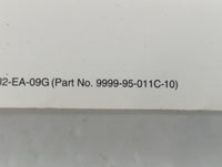 2010 Mazda Cx-9 Owners Manual Book Guide P/N:9999-95-011C-10 OEM Used Auto Parts - Oemusedautoparts1.com