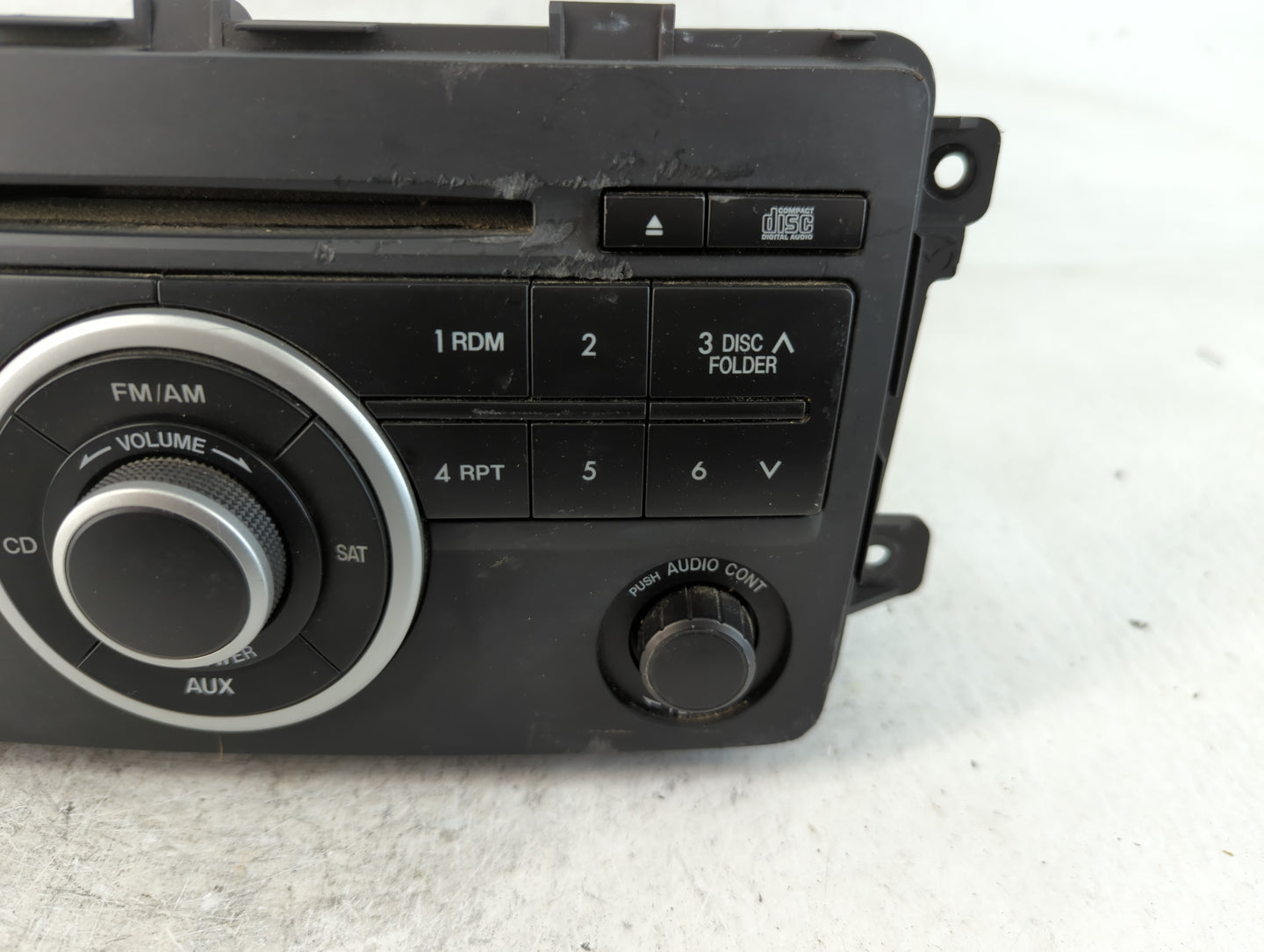 2009-2010 Mazda Cx-9 Radio AM FM Cd Player Receiver Replacement P/N:14795565 TE91 66 AR0B Fits Fits 2009 2010 OEM Used Auto 
