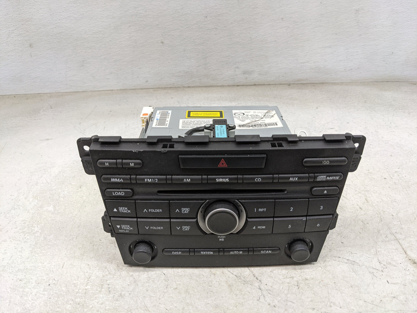 2010 Mazda Cx7 Radio AM FM Cd Player Receiver Replacement P/N:14791748 EH4466AR0A, EH4466AH0B, 14795048 Fits OEM Used Auto P