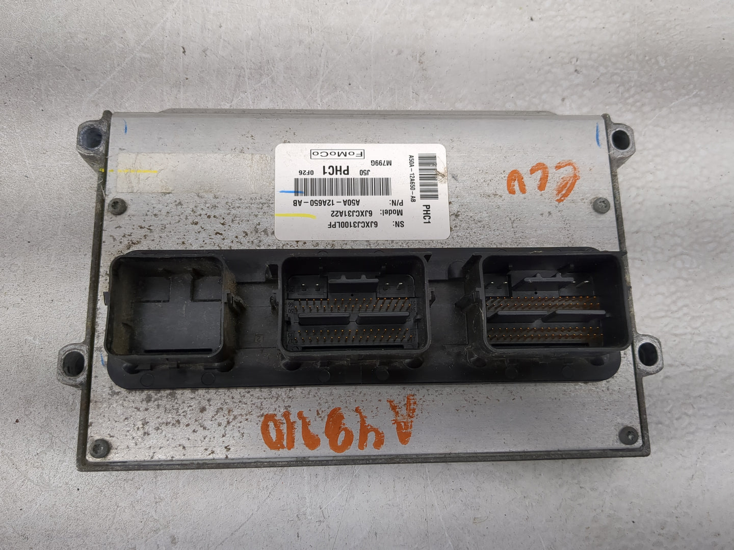 2010 Mazda Cx9 PCM Engine Control Computer ECU ECM PCU OEM P/N:A50A-12A650-AB 6JXC J31A22, 6JXCJ3100LPF Fits OEM Used Auto P