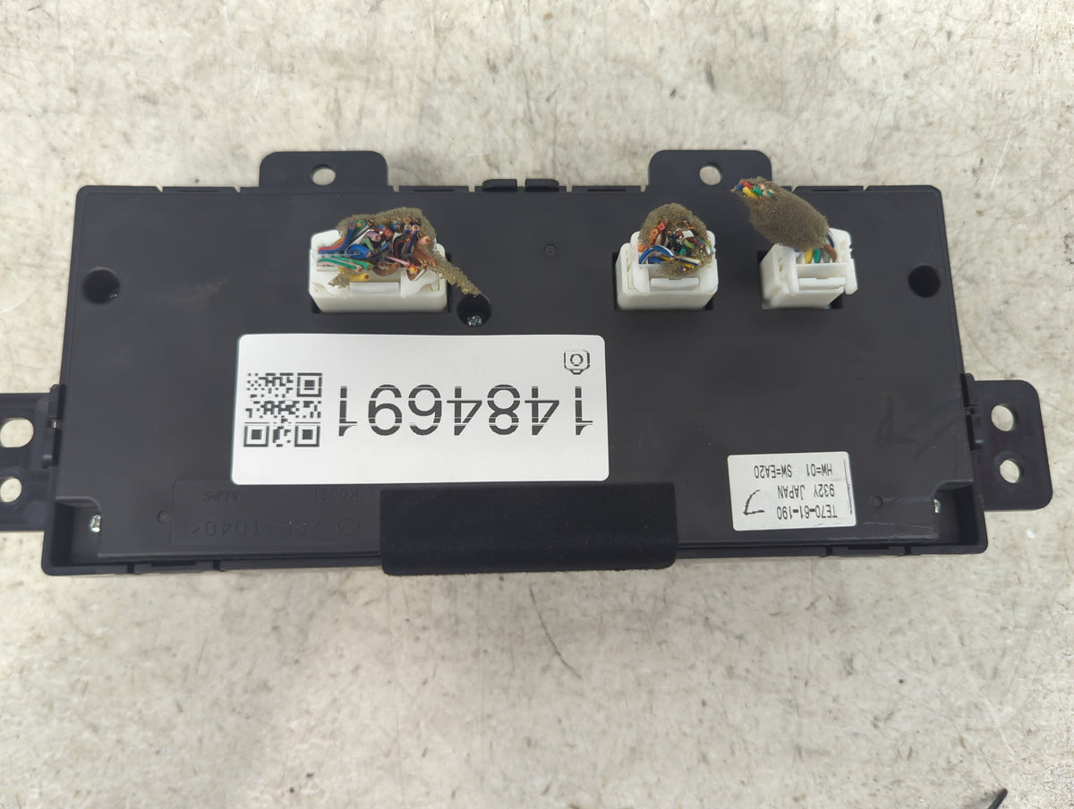 2010 Mazda Cx9 Climate Control Module Temperature AC/Heater Replacement P/N:TE70-61-190 Fits Fits 2011 2012 2013 2014 2015 O