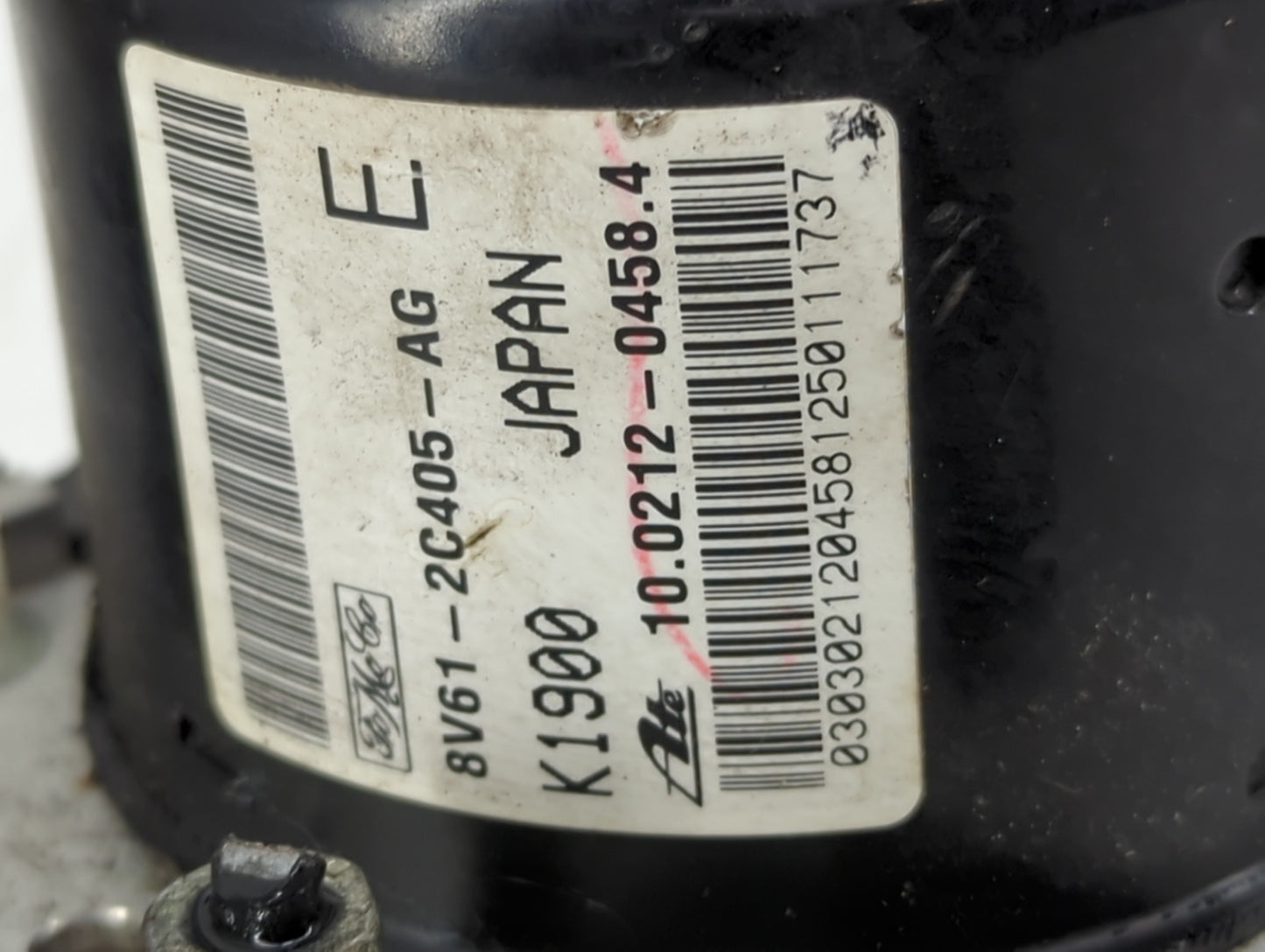 2010 Mazda Mazda3 ABS Pump Control Module Replacement P/N:8V61-2C405-AG 10.0212-0458.4, A42G, 10W172, 0004-04-96D0 Fits OEM 
