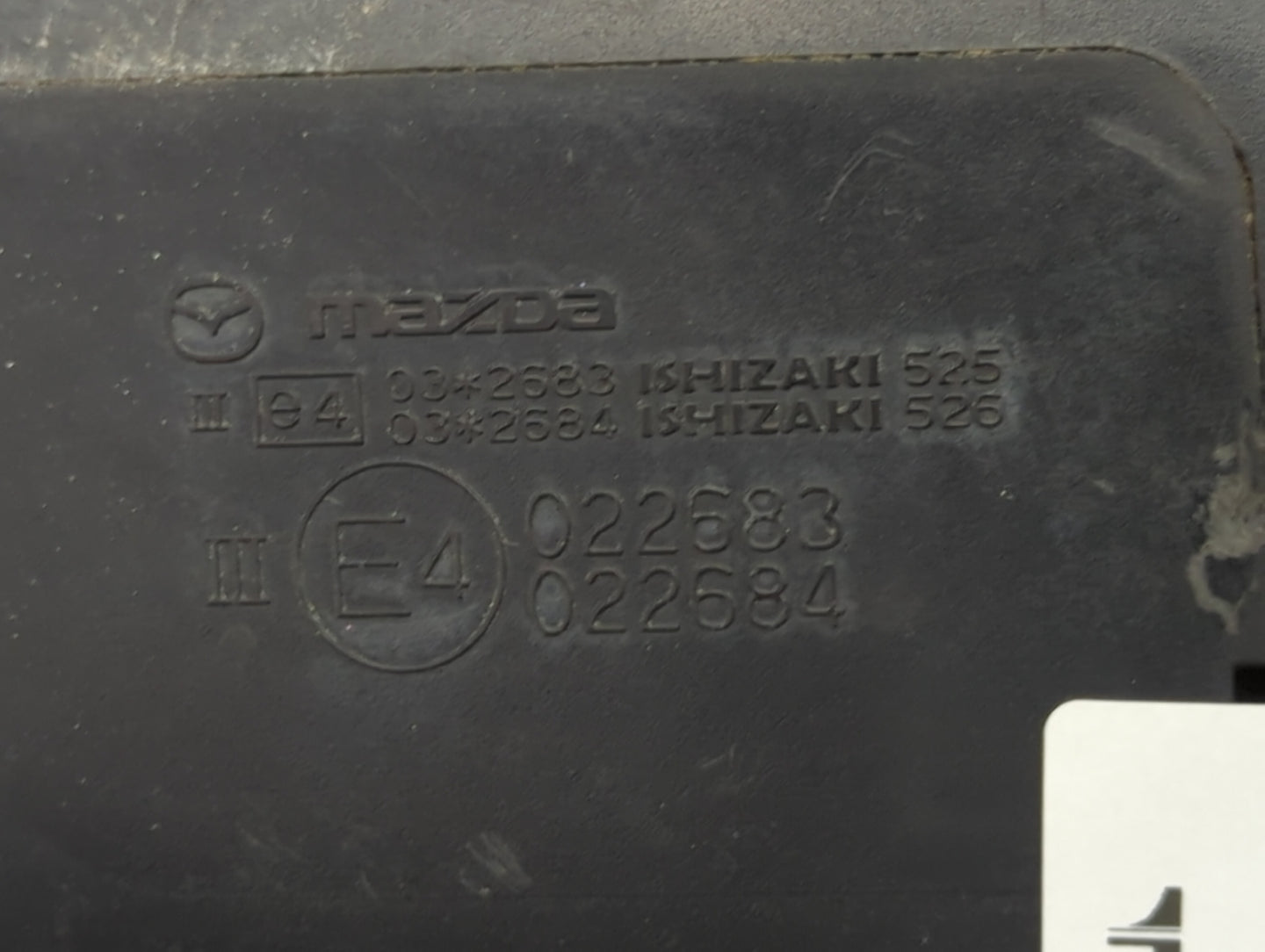 2010 Mazda Mazda3 Driver Side View Mirror - Left Door Mirror OEM Used - Oemusedautoparts1.com