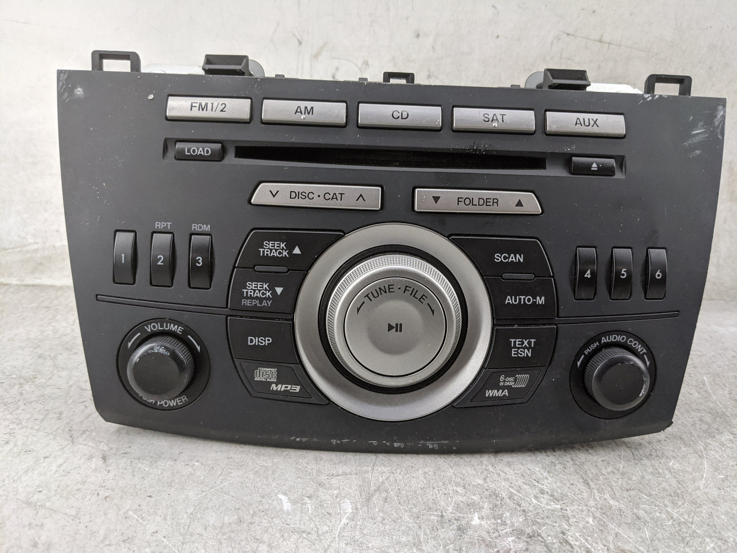 2010 Mazda Mazda3 Radio AM FM Cd Player Receiver Replacement P/N:BBM466ARXB CQ-EM6861AT, BBM3 66 AH0A, BBM4 66 9RXC Fits OEM
