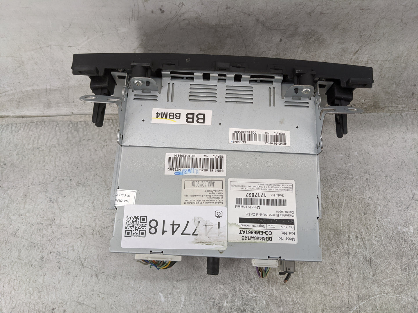 2010 Mazda Mazda3 Radio AM FM Cd Player Receiver Replacement P/N:BBM466ARXB CQ-EM6861AT, BBM3 66 AH0A, BBM4 66 9RXC Fits OEM