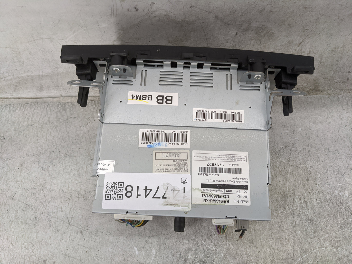 2010 Mazda Mazda3 Radio AM FM Cd Player Receiver Replacement P/N:BBM466ARXB CQ-EM6861AT, BBM3 66 AH0A, BBM4 66 9RXC Fits OEM