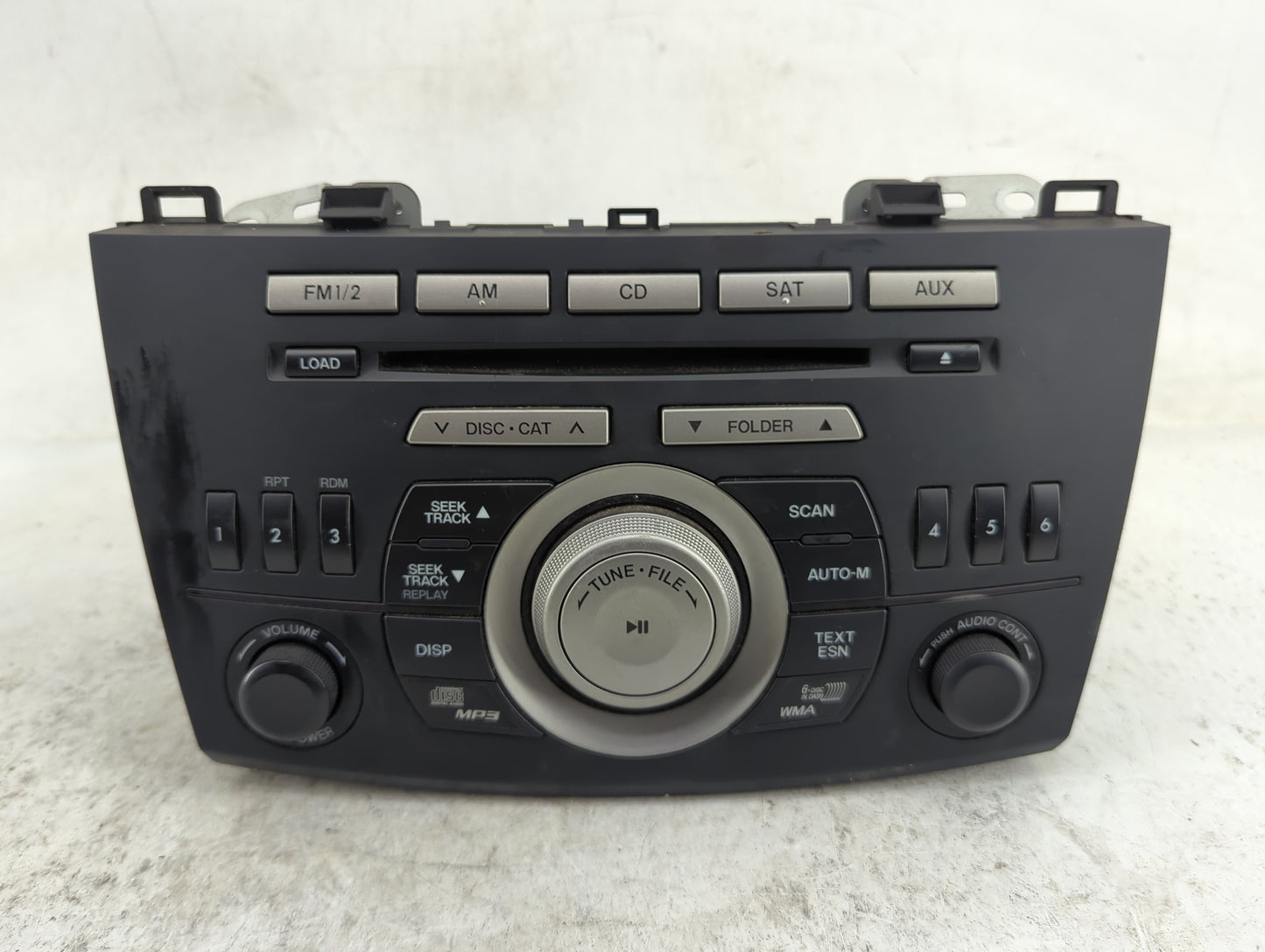 2010 Mazda Mazda3 Radio AM FM Cd Player Receiver Replacement P/N:08K1B2499346 Fits OEM Used Auto Parts - Oemusedautoparts1.c