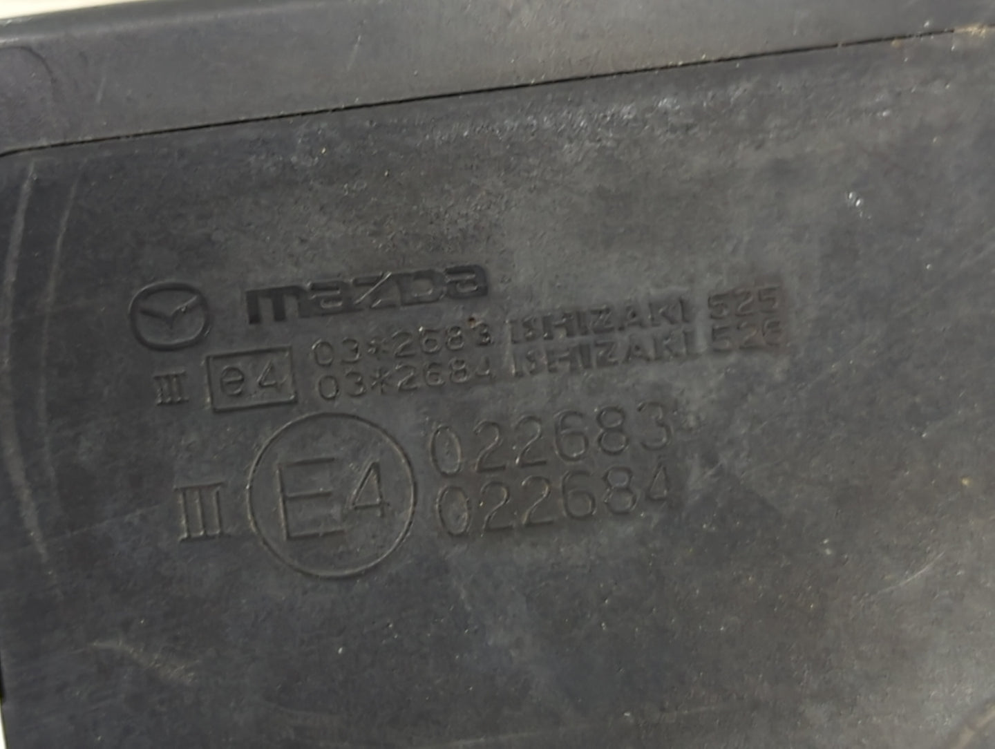 2010 Mazda Mazda3 Passenger Side View Mirror - Right Door Mirror OEM Used - Oemusedautoparts1.com