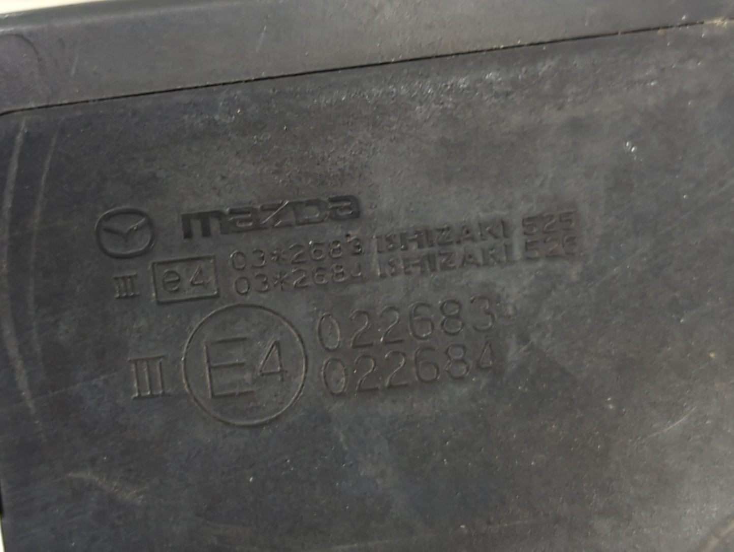 2010 Mazda Mazda3 Passenger Side View Mirror - Right Door Mirror OEM Used - Oemusedautoparts1.com