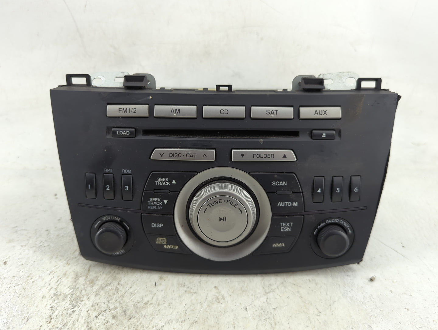 2010 Mazda Mazda3 Radio AM FM Cd Player Receiver Replacement P/N:BBM2 66 AH0 14796740 Fits OEM Used Auto Parts - Oemusedauto