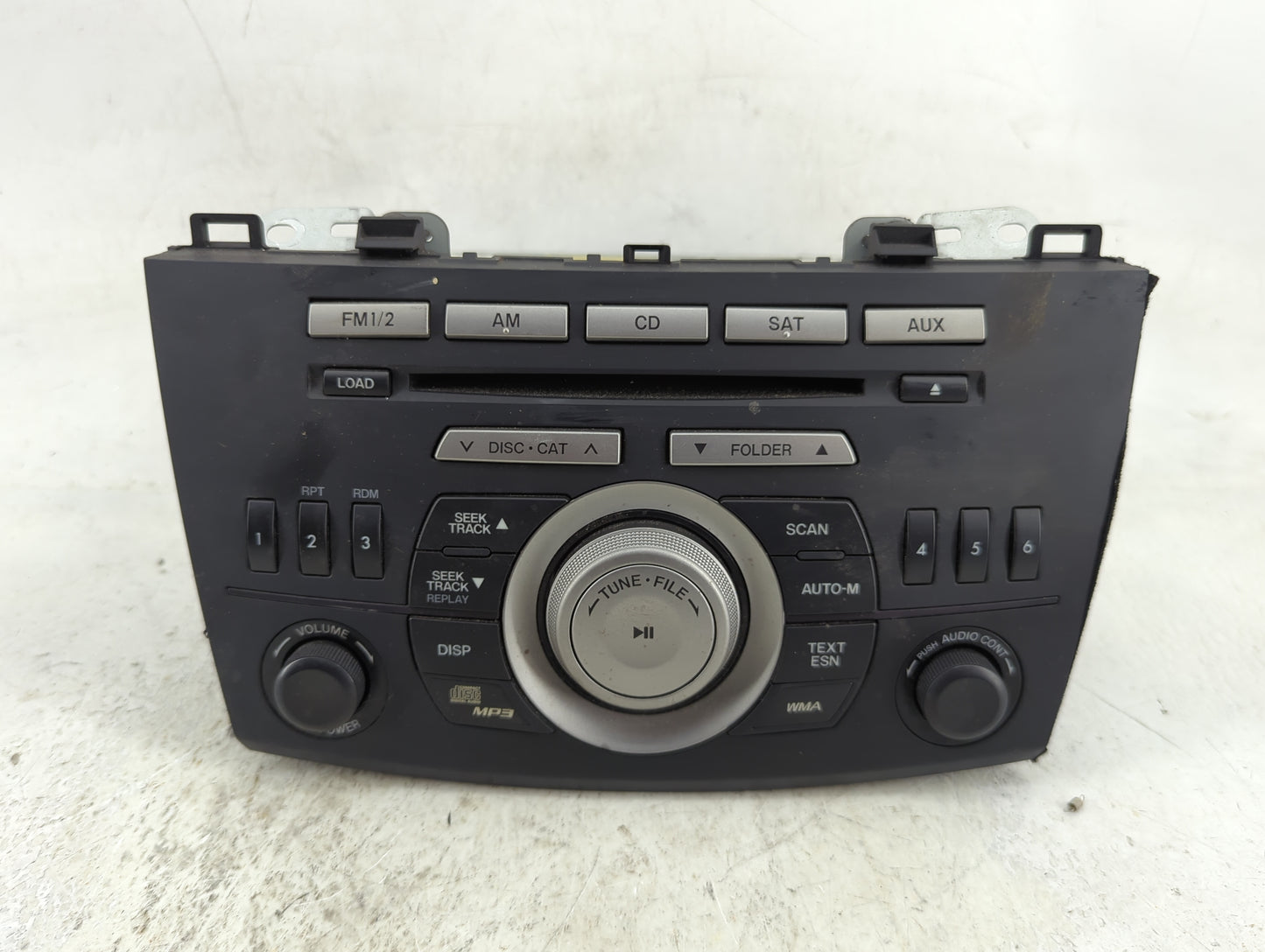 2010 Mazda Mazda3 Radio AM FM Cd Player Receiver Replacement P/N:BBM2 66 AH0 14796740 Fits OEM Used Auto Parts - Oemusedauto