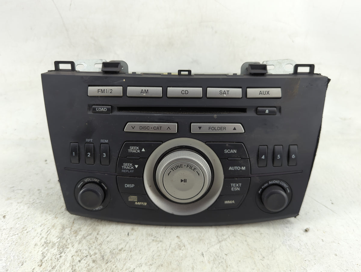 2010 Mazda Mazda3 Radio AM FM Cd Player Receiver Replacement P/N:BBM2 66 AH0 14796740 OEM Used Auto Parts - Oemusedautoparts
