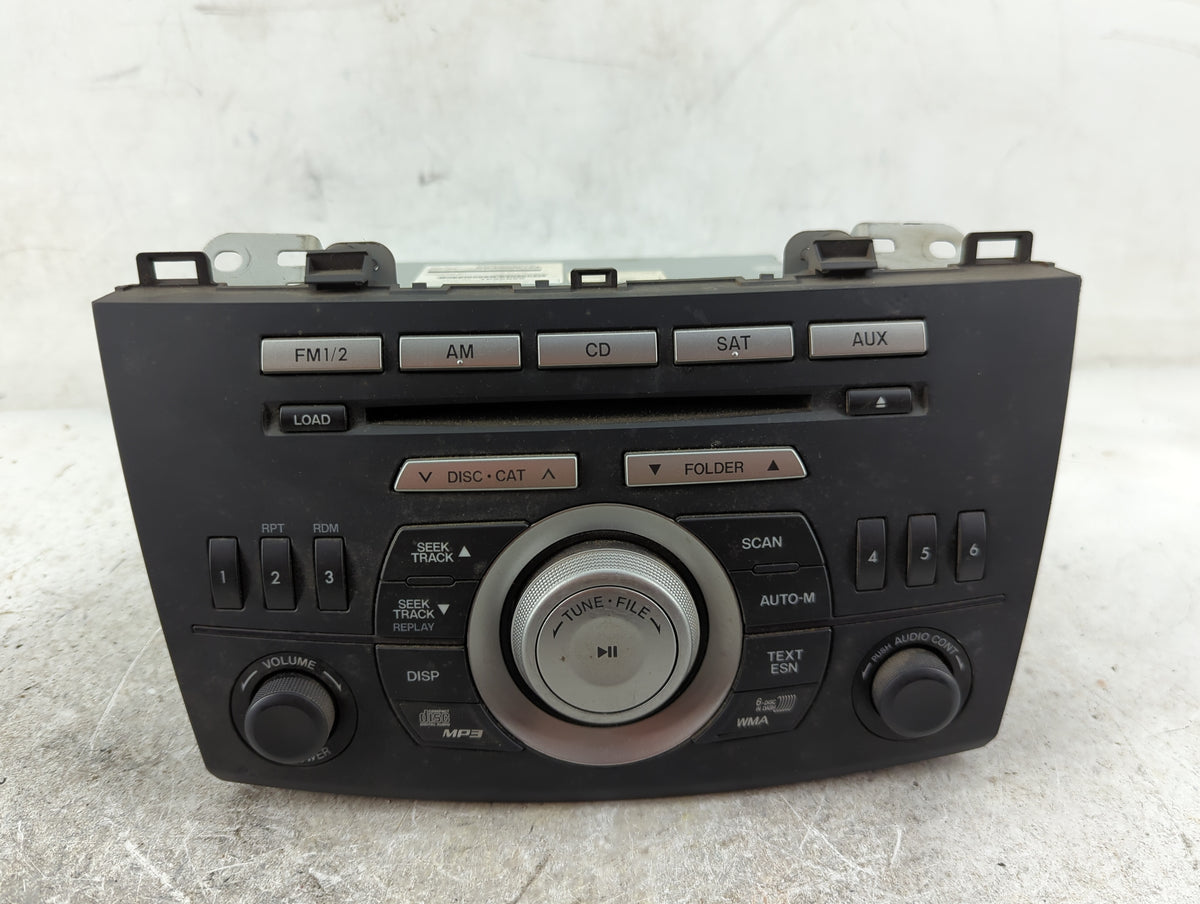 2010 Mazda Mazda3 Radio AM FM Cd Player Receiver Replacement P/N:BBM466ARXB CQ-EM6861AT Fits OEM Used Auto Parts - Oemusedau