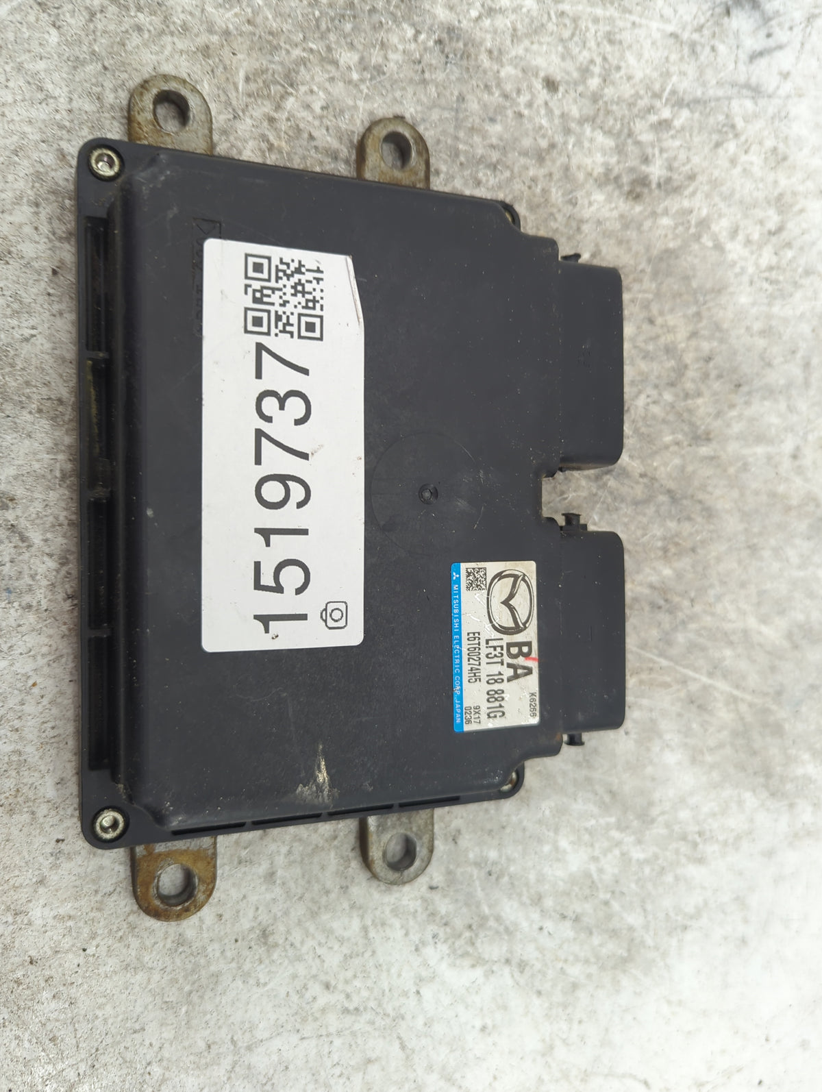 2010 Mazda Mazda3 PCM Engine Control Computer ECU ECM PCU OEM P/N:LF3T 18 881G E6T60274H5 OEM Used Auto Parts - Oemusedautop
