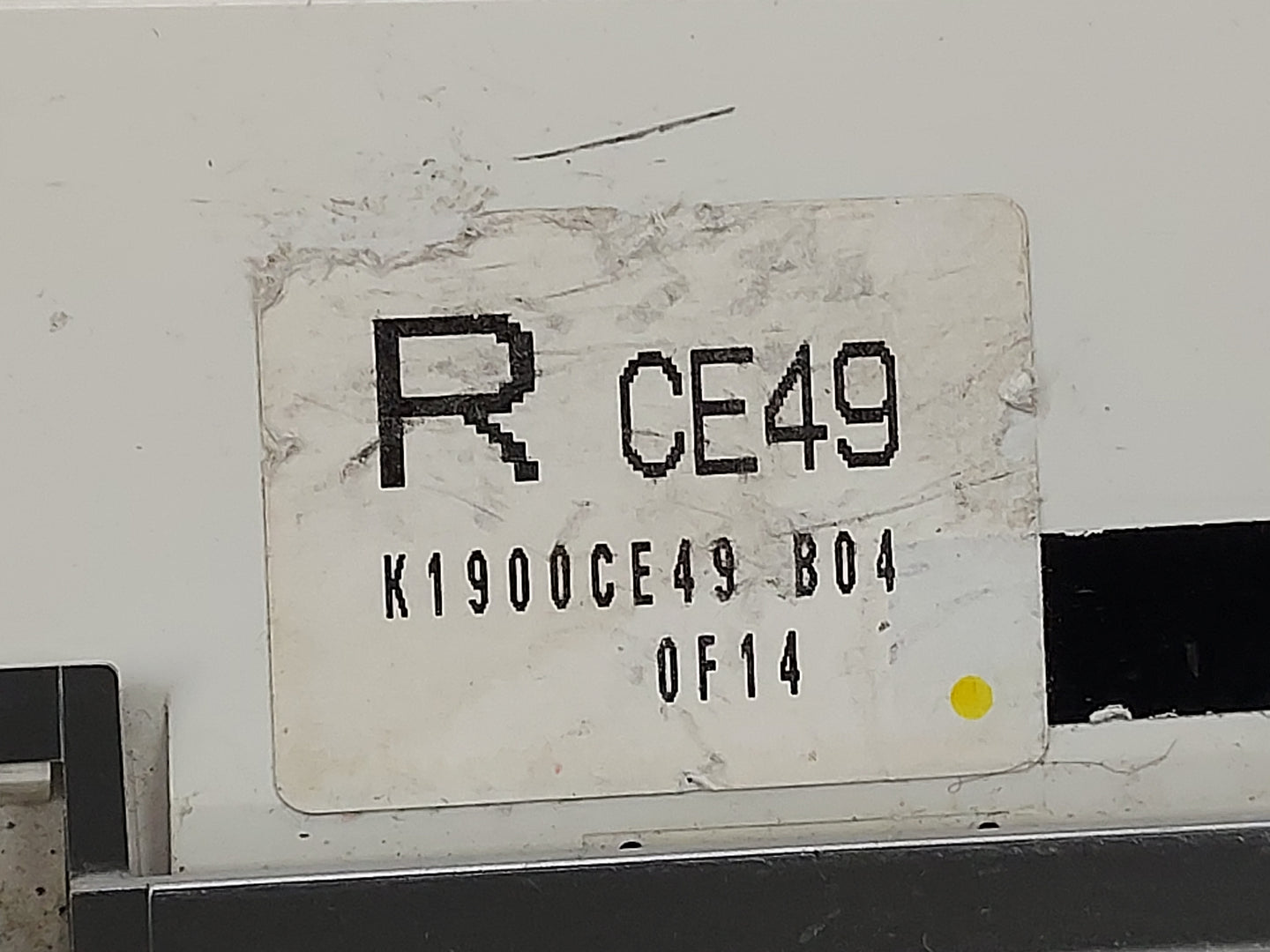 2010 Mazda Mazda5 Climate Control Module Temperature AC/Heater Replacement P/N:K1900CE49 B04 CE49 Fits Fits 2008 2009 OEM Us