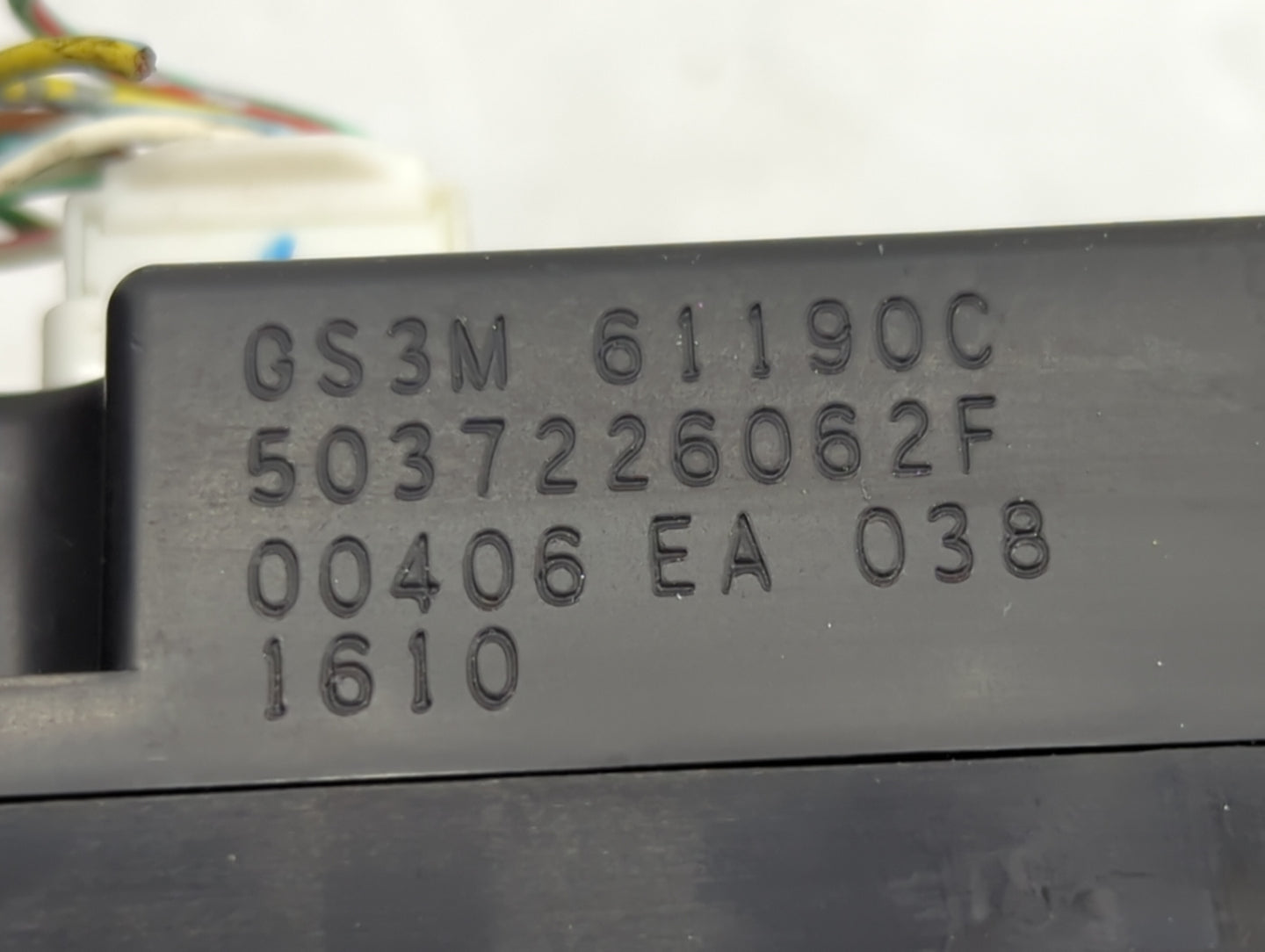 2010 Mazda Mazda6 Climate Control Module Temperature AC/Heater Replacement P/N:GS3M61190C 5037226062F Fits OEM Used Auto Par