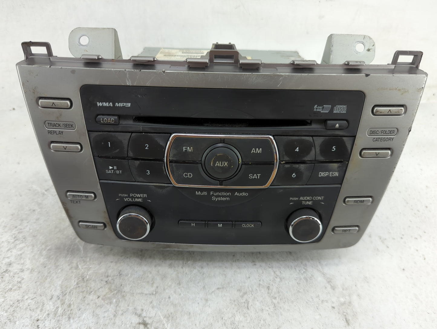 2010 Mazda Mazda6 Radio AM FM Cd Player Receiver Replacement P/N:GS4M669RXC CQ-EM4762AT Fits Fits 2009 OEM Used Auto Parts -