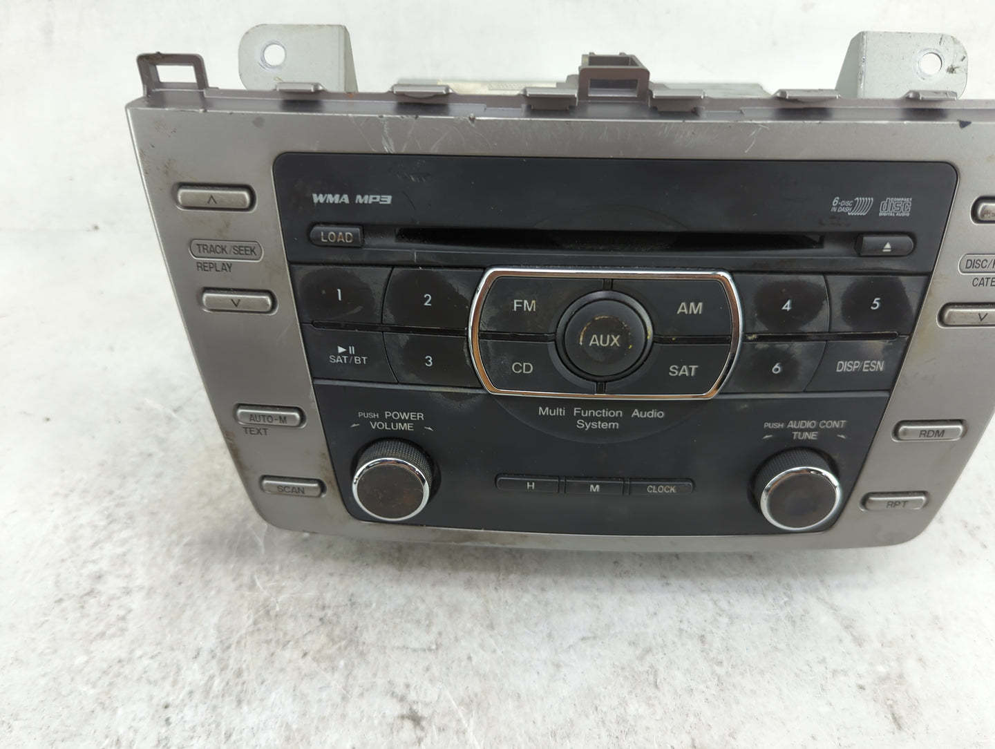 2010 Mazda Mazda6 Radio AM FM Cd Player Receiver Replacement P/N:GS4M669RXC CQ-EM4762AT Fits Fits 2009 OEM Used Auto Parts -