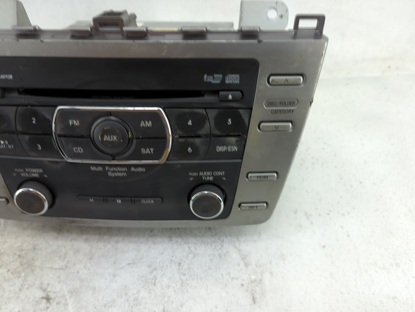 2010 Mazda Mazda6 Radio AM FM Cd Player Receiver Replacement P/N:GS4M669RXC CQ-EM4762AT Fits Fits 2009 OEM Used Auto Parts -