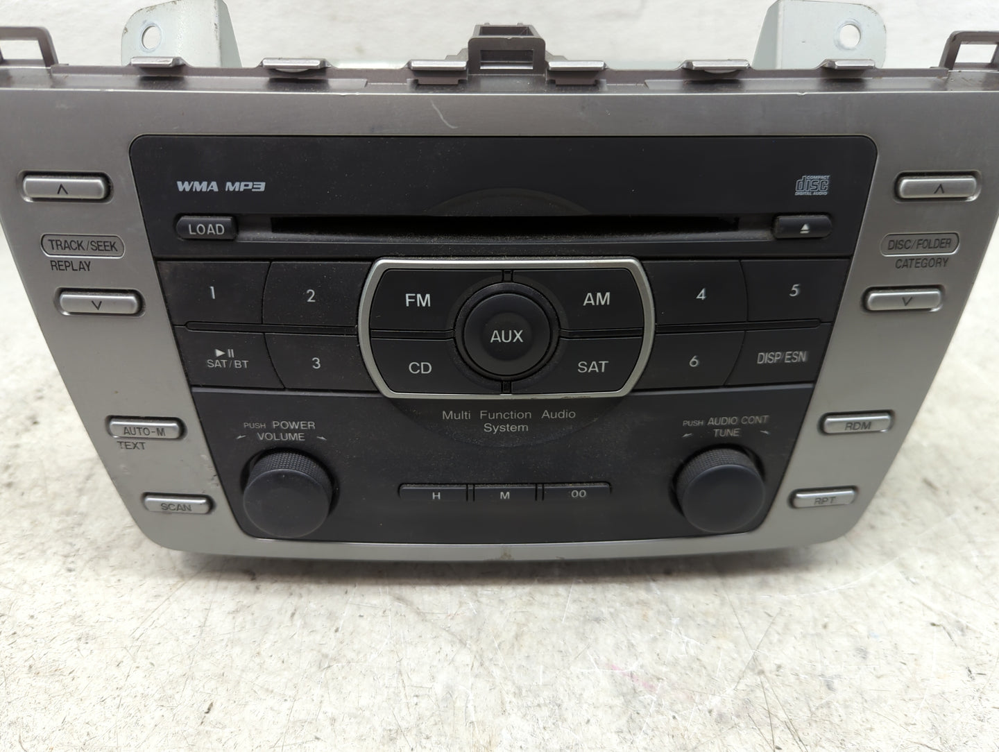 2010 Mazda Mazda6 Radio AM FM Cd Player Receiver Replacement P/N:GS3L669R0D CQ-JM4760AT Fits Fits 2009 OEM Used Auto Parts -