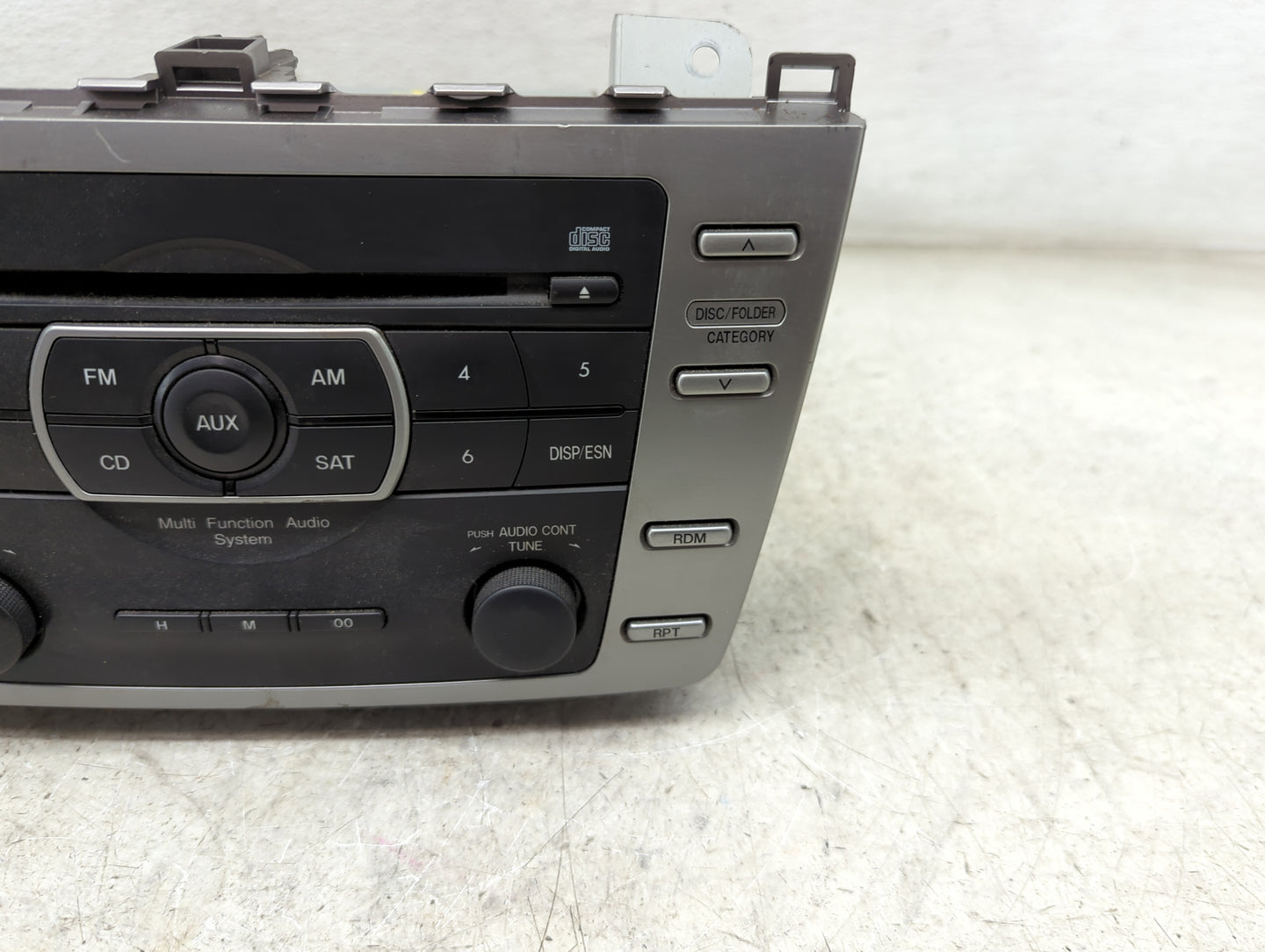 2010 Mazda Mazda6 Radio AM FM Cd Player Receiver Replacement P/N:GS3L669R0D CQ-JM4760AT Fits Fits 2009 OEM Used Auto Parts -