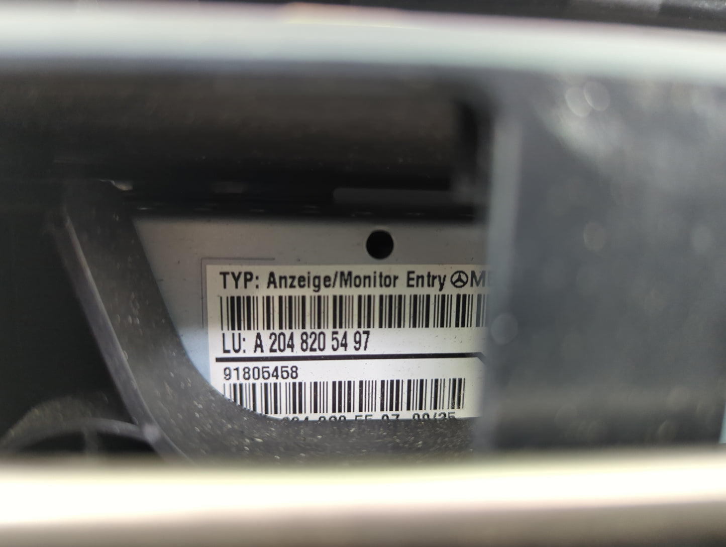 Mercedes-benz C-class Information Display Screen - Oemusedautoparts1.com