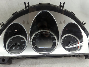 compare product 2010 Mercedes-Benz C-Class Instrument Cluster Speedometer Gauges P/N:A2049003202 A2044402011, A2129020302, A2129020402 Miles: Fits OEM Used Auto Parts