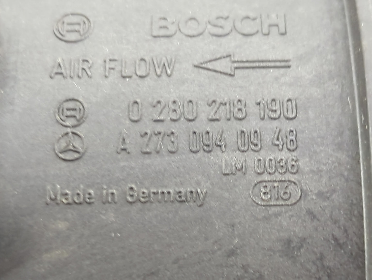 Mercedes-benz C-class Mass Air Flow Meter Maf - Oemusedautoparts1.com