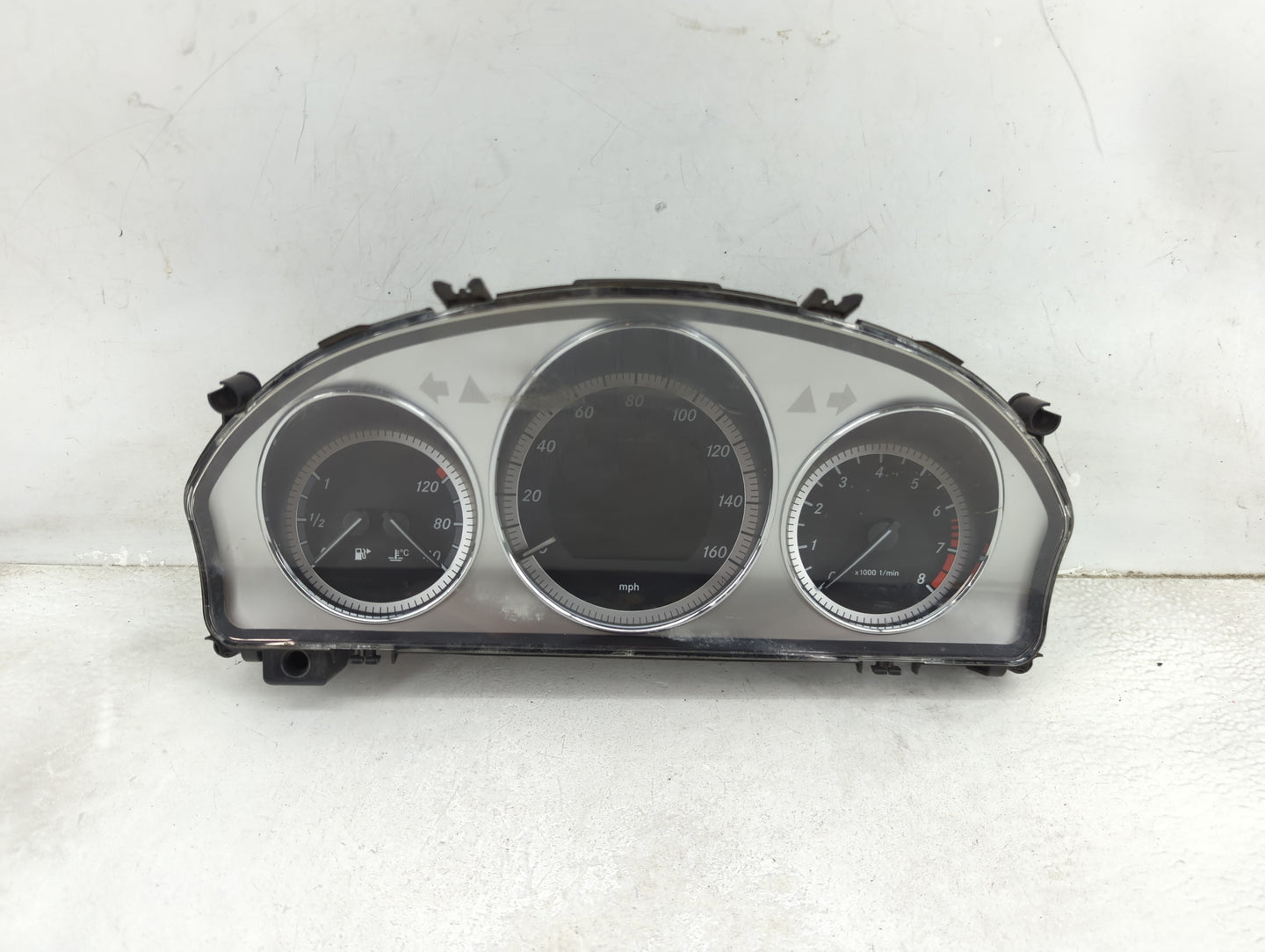 2010 Mercedes-Benz C-Class Instrument Cluster Speedometer Gauges P/N:A2049003202 A2044402011, A2129020302 Miles:137K Fits OE
