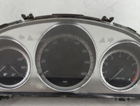 2010 Mercedes-Benz C-Class Instrument Cluster Speedometer Gauges P/N:A2049003202 A2044402011, A2129020302 Miles:137K Fits OE