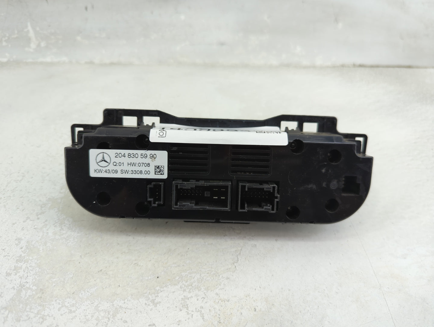2010 Mercedes-Benz C-Class Climate Control Module Temperature AC/Heater Replacement P/N:2048305990 Fits Fits 2009 OEM Used A