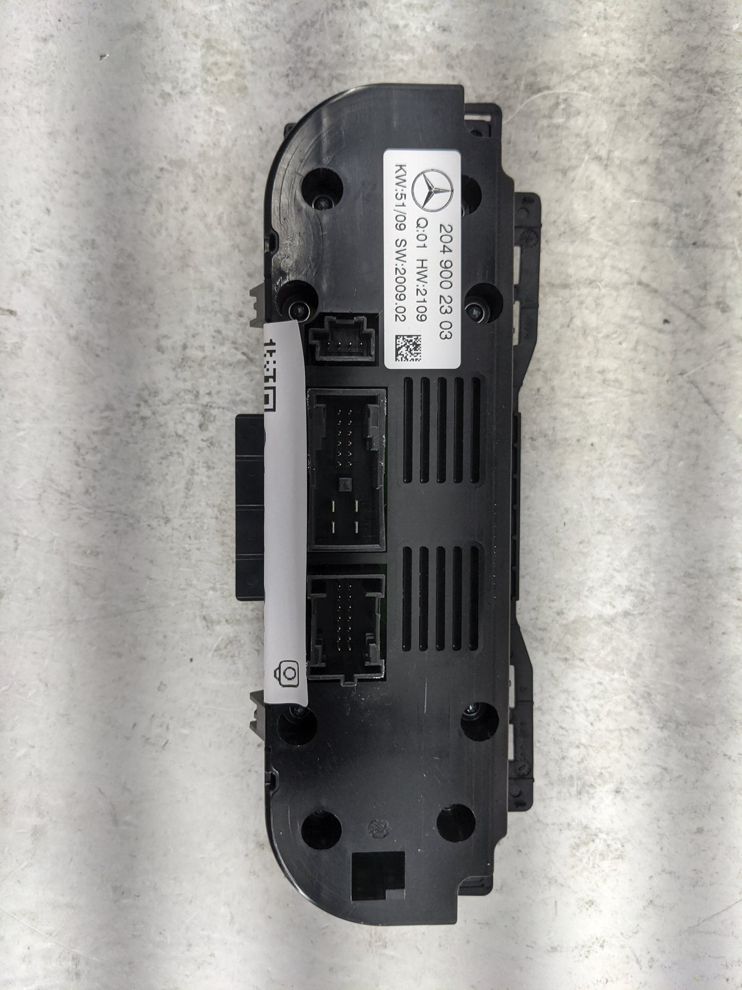 2010 Mercedes-Benz C-Class Climate Control Module Temperature AC/Heater Replacement P/N:204 900 23 03 Fits Fits 2009 OEM Use
