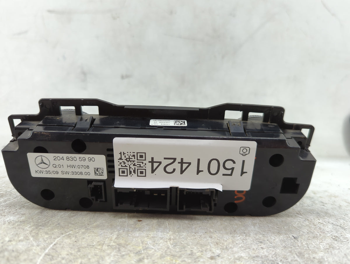 2010 Mercedes-Benz C-Class Climate Control Module Temperature AC/Heater Replacement P/N:2048305990 Fits Fits 2009 OEM Used A