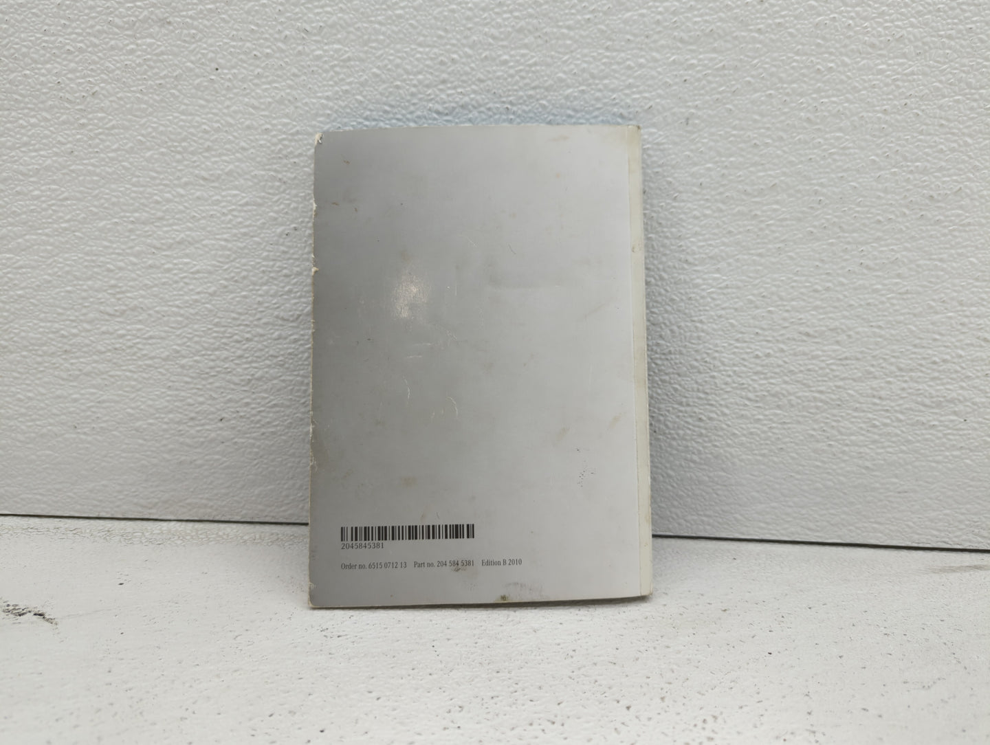 2010 Mercedes-Benz C250 Owners Manual Book Guide OEM Used Auto Parts - Oemusedautoparts1.com