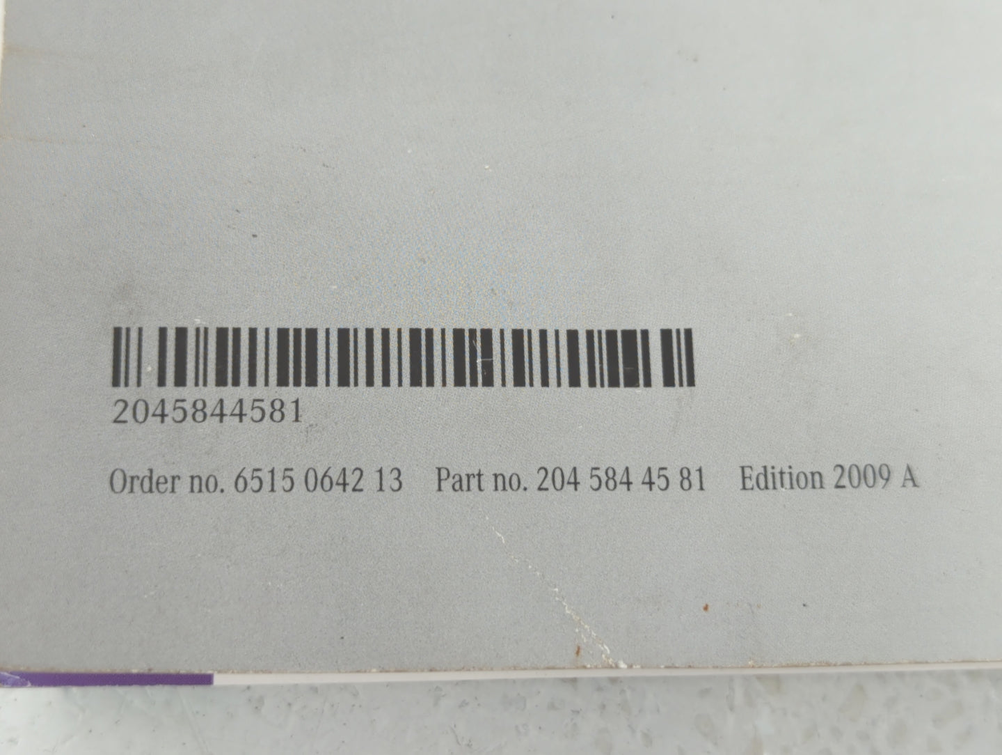 2010 Mercedes-Benz C250 Owners Manual Book Guide OEM Used Auto Parts - Oemusedautoparts1.com